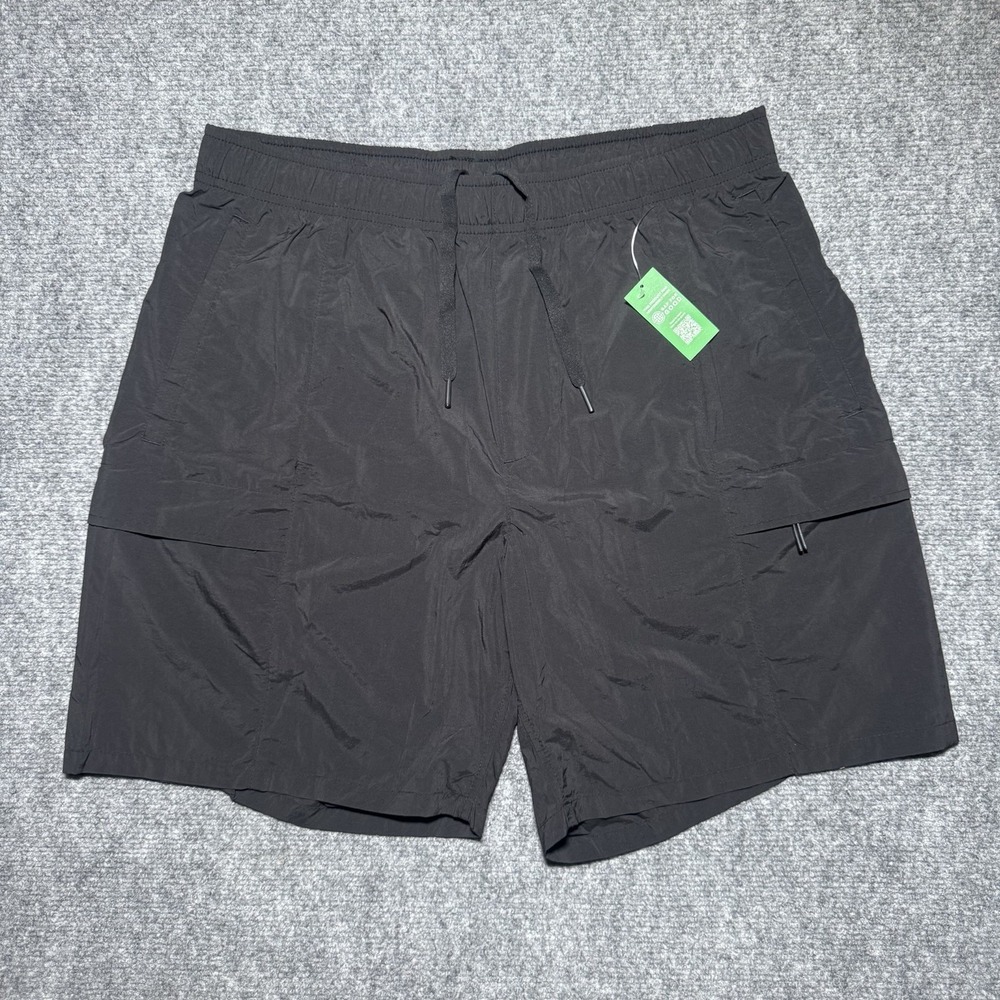 Gap Shorts Trail Hiking Cargo Short 100% Nylon Men Size Medium Black 6 Inch NWT